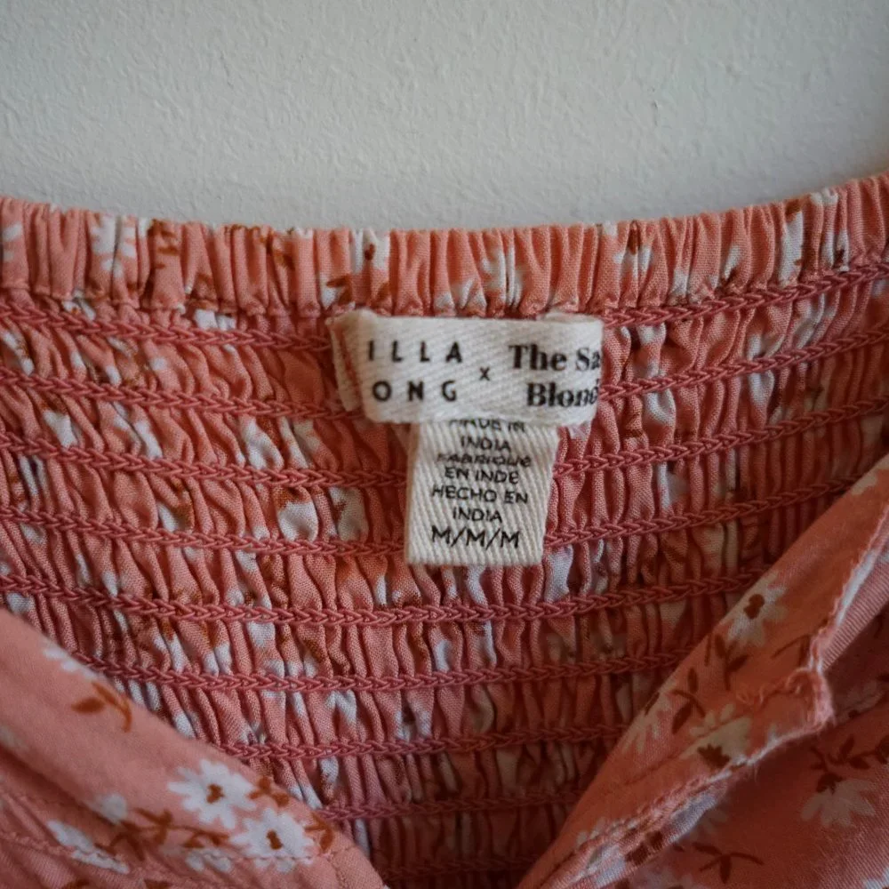 Salty Blonde x Billabong Just Because Woven Mini Dress - Picture 8 of 11